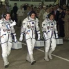Đội bay thứ 28 đã trở về Trái Đất an toàn. (Nguồn: Reuters)