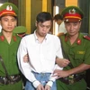 Nguyễn Thiên Kim bị dẫn giải về trại giam sau khi bị tòa tuyên y án tử hình. (Ảnh: Trần Xuân Tình/Vietnam+)