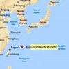 Vị trí quần đảo Okinawa trên bản đồ. (Nguồn: Internet)