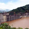 Hồ Thủy điện Sơn La đang tích nước. (Ảnh: Điêu Chính Tới/TTXVN)