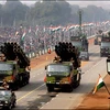 Quân đội Ấn Độ diễu binh trong một lễ ở nước này. (Nguồn: AP)