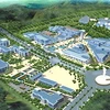 Mô hình thiết kế Trung tâm Vũ trụ Việt Nam tại Hòa Lạc. (Nguồn: Internet)