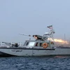 Hải quân Iran tập trận ở eo biển Hormuz. (Nguồn: Getty Images)