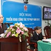 Phó Thủ tướng Nguyễn Xuân Phúc tới dự và phát biểu chỉ đạo Hội nghị. (Ảnh: Doãn Tấn/TTXVN)