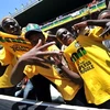Người dân Nam Phi bày tỏ niềm vui mừng tại lễ kỷ niệm 100 năm ngày thành lập ANC. (Nguồn: Getty Images)