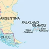 Vị trí quần đảo Malvinas mà phía Anh gọi là Falkland trên bản đồ. (Nguồn: geopoliticalmonitor.com)