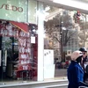 Một cửa hàng Shiseido trong chuỗi phân phối của Thủy Lộc bị đóng cửa. (Nguồn: Thủy Lộc)