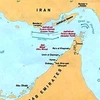 Bản đồ eo biển Hormuz. (Nguồn: Internet)