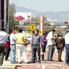 Người dân Mexico City tập trung ngoài đường sau trận động đất. (Nguồn: Getty Images)