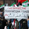 Một cuộc biểu tình của những người ủng hộ Hội đồng Dân tộc Syria ở Syria. (Nguồn: Internet)