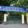 Trường Trung học phổ thông Chu Văn An (Hà Nội). (Nguồn: Internet)