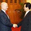 Thủ tướng Nguyễn Tấn Dũng tiếp Bộ trưởng Ngoại giao Anh William Hague sang thăm chính thức Việt Nam. (Ảnh: Doãn Tấn/TTXVN)
