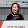 Phó Chủ tịch nước Nguyễn Thị Doan phát biểu tại hội nghị “Tương lai châu Á.” (Nguồn: PX Tokyo)
