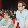 Đại biểu Quốc hội thành phố Hồ Chí Minh Trần Du Lịch phát biểu ý kiến tại phiên họp toàn thể Quốc hội sáng 7/6. (Ảnh: Doãn Tấn/TTXVN)
