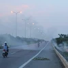 Nạn đốt rơm rạ ở ngoại thành đang góp phần Hà Nội ô nhiễm không khí nặng hơn. (Nguồn: Internet)