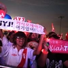 Sự hâm mộ cuồng nhiệt nhóm nhạc K-pop, JYJ ở Lima. Peru. (Nguồn: Reuters)