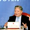 Bộ trưởng Bộ Tư pháp Hà Hùng Cường đối thoại trực tuyến với nhân dân. (Nguồn: VGP News)