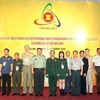 Thượng tướng Nguyễn Chí Vịnh, Thứ trưởng Bộ Quốc phòng Việt Nam và Trưởng đoàn đại biểu các nước dự hội nghị. (Ảnh: Trọng Đức/TTXVN)