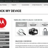 Giao diện trang web giúp mở khóa thiết bị di động của Motorola. (Nguồn: motorola-global-portal.custhelp.com)
