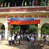 Trường trung học phổ thông Yên Phong I, một trong những trường chuẩn quốc gia ở Bắc Ninh. (Nguồn: báo Bắc Ninh)