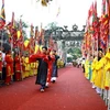 Một nghi thức trong Lễ hội Côn Sơn-Kiếp Bạc. (Ảnh : Anh Tuấn/TTXVN)