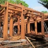 Chùa Trăm Gian cổ kính bị phá dỡ xây mới. (Nguồn: báo Thể thao&Văn hóa)