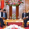 Thủ tướng Nguyễn Tấn Dũng tiếp Bộ trưởng Kinh tế và Công nghệ Cộng hòa Liên bang Đức Philipp Roesler. (Ảnh: Đức Tám/TTXVN)