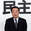 Thủ tướng Nhật Bản Yoshihiko Noda trong họp báo sau bầu cử Chủ tịch Đảng Dân chủ cầm quyền, tại Tokyo ngày 21/9. (Nguồn: AFP/ TTXVN)