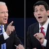 Hai ứng cử viên Phó Tổng thổng Mỹ, Joseph Biden và Paul Ryan. (Nguồn: AFP)