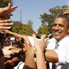 Tổng thống Obama đang nhận được cảm tình của người dân nhiều nước hơn là đối thủ Mitt Romney. (Nguồn: Reuters)