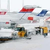 Xe dọn tuyết ở sân bay Arlanda. (Nguồn: volvoce.com)