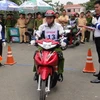 Một buổi hướng dẫn lái xe an toàn do Honda Việt Nam tổ chức. (Nguồn: Honda Việt Nam)