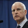 Thống đốc bang California Jerry Brown. (Nguồn: AP) 