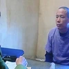 Bị can Đoàn Văn Vươn trong trại giam.