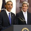 Tổng thống Mỹ Obama giới thiệu đề cử nhân sự Ngoại trưởng Mỹ nhiệm kỳ mới là Thượng nghị sỹ John Kerry (phải). (Nguồn: Reuters)