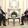 Tổng thống Nga Vladimir Putin gặp Tổng thống Lebanon Michel Suleiman ở dinh thự Novo-Ogarevo, ngoại ô Mátxcơva. (Nguồn: Reuters)
