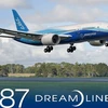 Máy bay Boeing 787 Dreamliner. 