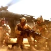 Binh sỹ Mỹ đổ bộ lên sa mạc Iraq trong cuộc chiến tranh Iraq. (Nguồn: AFP)