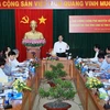 Thủ tướng Nguyễn Tấn Dũng phát biểu kết luận buổi làm việc. (Ảnh: Đức Tám/TTXVN)