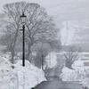 Tuyết rơi dày ở Colne, Lancashire của Anh. (Nguồn: AP)