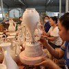 Một xưởng làm gốm Chu Đậu. (Nguồn: TTXVN) 