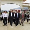 Phó Thủ tướng Nguyễn Thiện Nhân thăm Trường Phổ thông Dân tộc nội trú tỉnh Lai Châu. (Ảnh: Quang Duy/TTXVN)