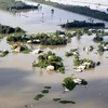 Cảnh lũ lụt ở Đồng bằng sông Cửu Long tháng 10/2011. (Nguồn: TTXVN)