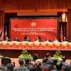 Quang cảnh lễ ký Hiệp ước Thân thiện và hợp tác với ASEAN của Na Uy. (Ảnh: Nguyễn Giáp/Vietnam+)