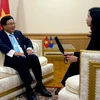 Bộ trưởng Phạm Bình Minh trả lời phỏng vấn của phóng viên TTXVN. (Ảnh: Chí Giáp/TTXVN)