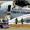 Hiện trường vụ tai nạn máy bay. (Nguồn: AFP)
