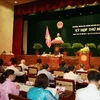 Toàn cảnh phiên khai mạc kỳ họp thứ 10 Hội đồng Nhân dân Thành phố Hồ Chí Minh. (Ảnh: Tràng Dương/TTXVN)