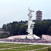 Khu tượng đài Chiến thắng Đồng Lộc. (Ảnh: Thanh Hà/TTXVN)