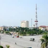 Một góc Quảng trường thành phố Hưng Yên. (Ảnh: Đình Huệ/TTXVN)
