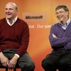 Cặp đôi quyền lực ở Microsoft: Chủ tịch Bill Gates và Giám đốc điều hành Steve Ballmer. (Nguồn: Getty)